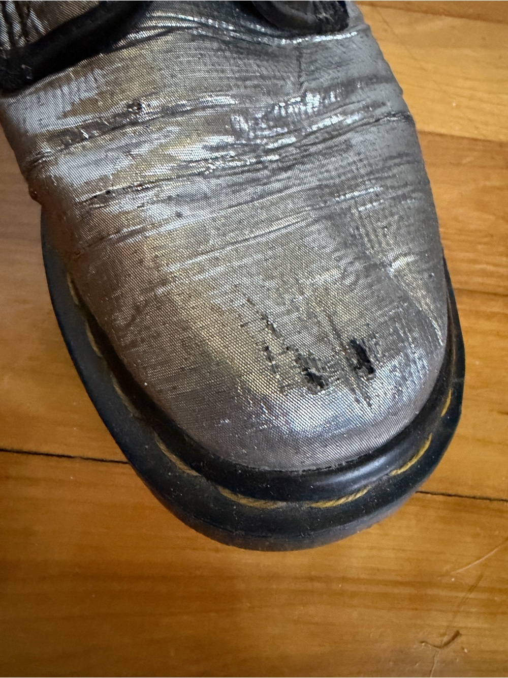 Dr. Martens Silver Boots - Picture 11 of 15